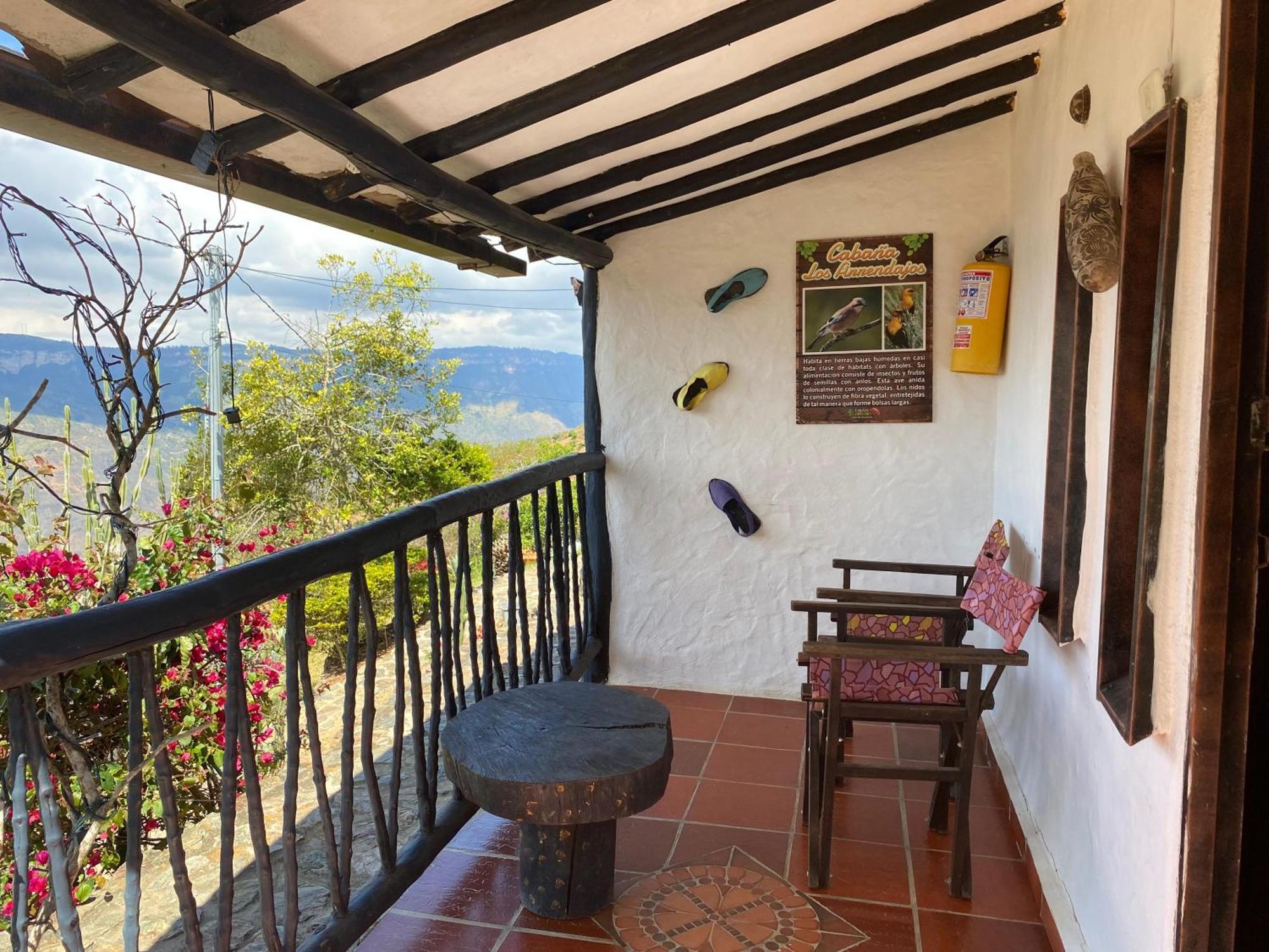Cabanas Canon Del Chicamocha Аратока Экстерьер фото