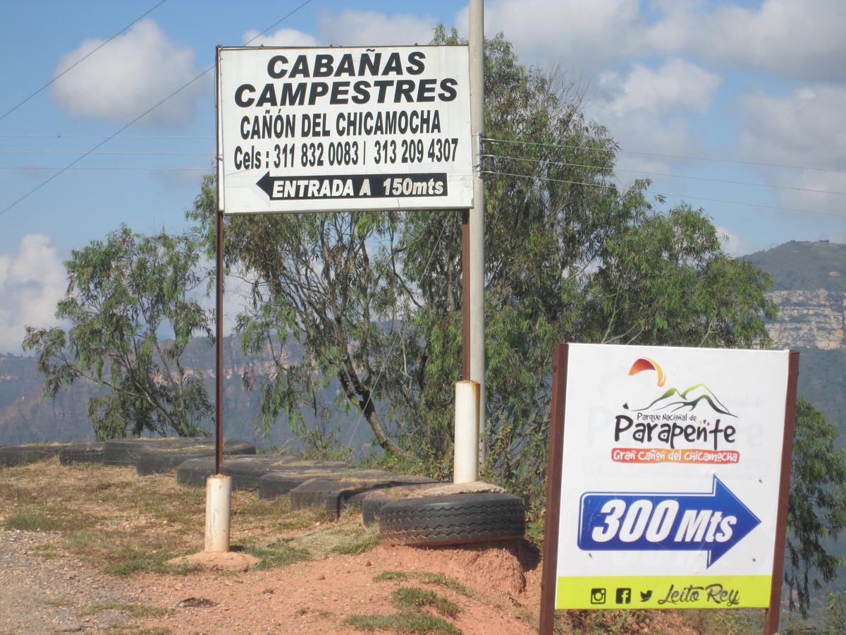 Cabanas Canon Del Chicamocha Аратока Экстерьер фото